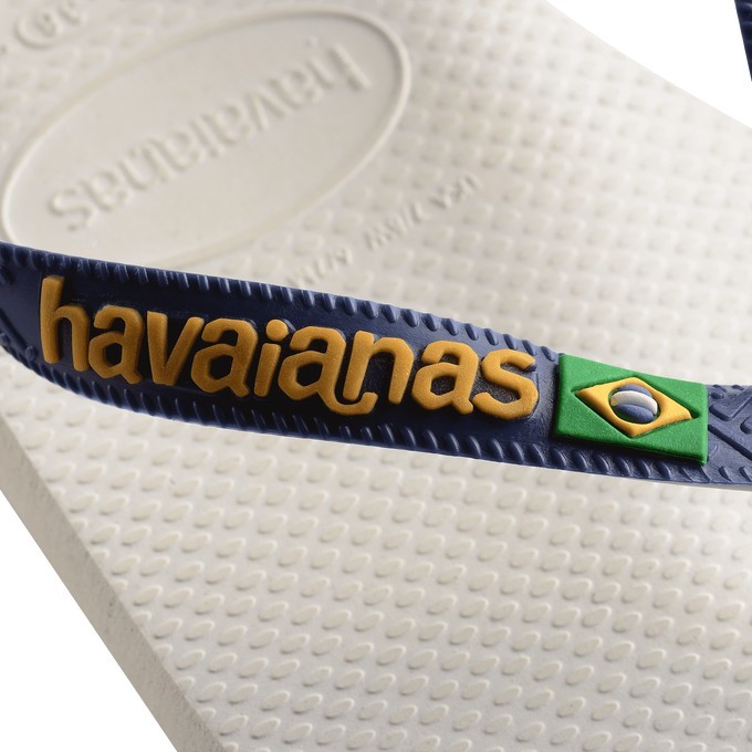 【HAVAIANAS】Top mix/白底藍帶