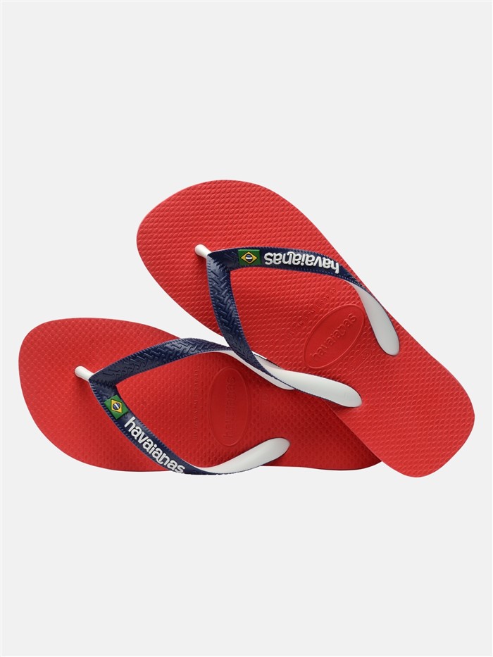 【HAVAIANAS】Top mix/紅底夾心藍白帶