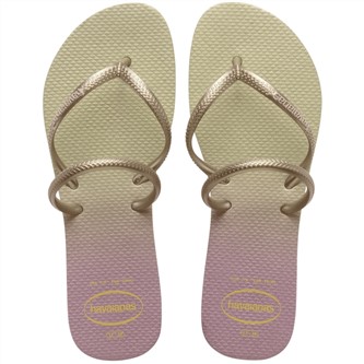 【HAVAIANAS】Flat duo irisdescent/雙帶漸層杏紫