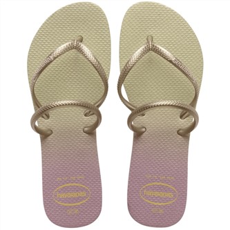 【HAVAIANAS】Flat duo irisdescent/雙帶漸層杏紫