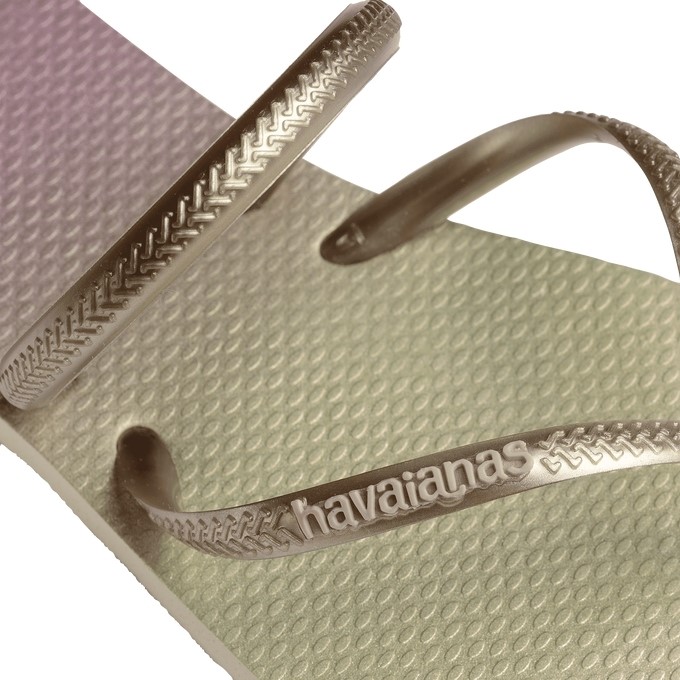 【HAVAIANAS】Flat duo irisdescent/雙帶漸層杏紫