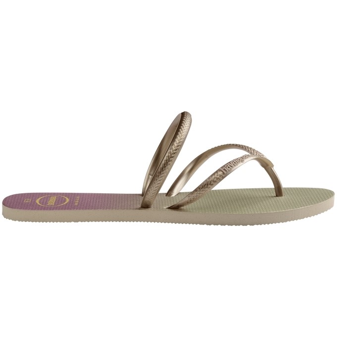 【HAVAIANAS】Flat duo irisdescent/雙帶漸層杏紫