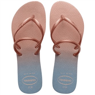 【HAVAIANAS】Flat duo irisdescent/雙帶漸層粉藍