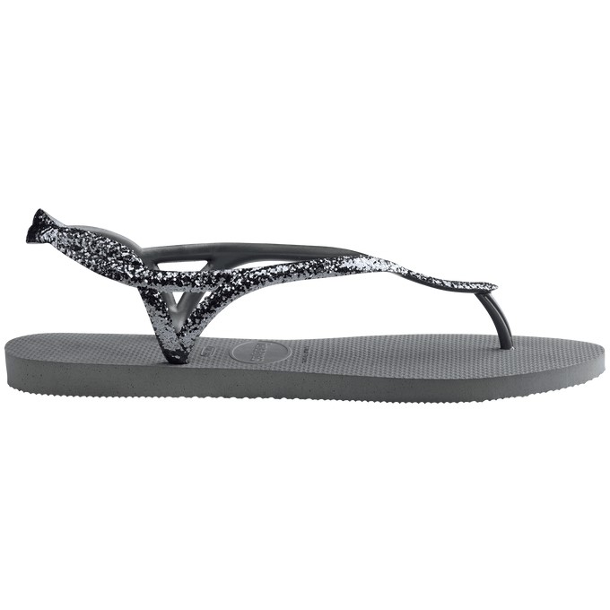 【HAVAIANAS】Luna premium II涼鞋/亮片灰
