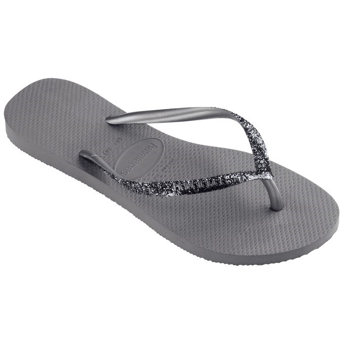 【HAVAIANAS】Slim Glitter II/金蔥灰