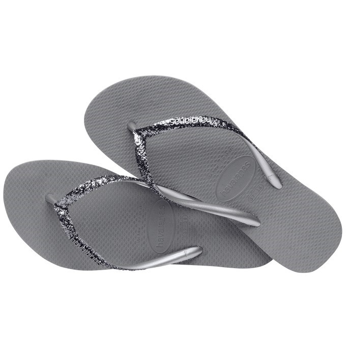 【HAVAIANAS】Slim Glitter II/金蔥灰