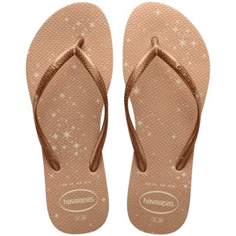 【HAVAIANAS】Slim gloss/古銅閃耀星