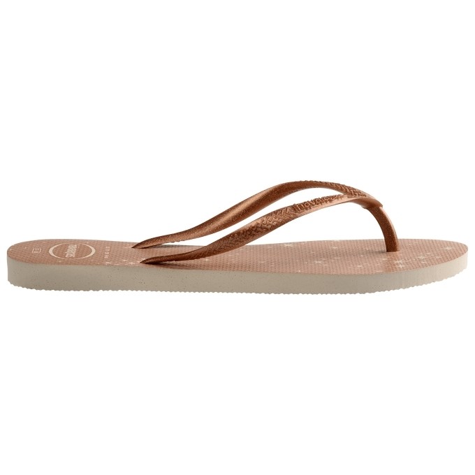【HAVAIANAS】Slim gloss/古銅閃耀星