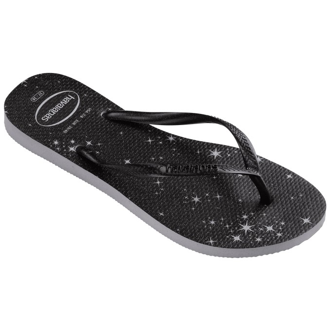 【HAVAIANAS】Slim gloss/黑閃耀星