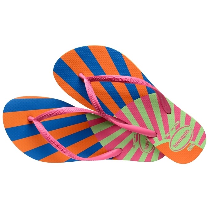 【HAVAIANAS】Slim Harmony/朝陽橘粉帶