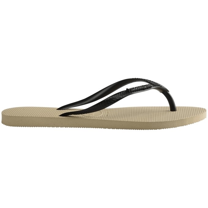 【HAVAIANAS】Slim logo metallic/沙金黑扣