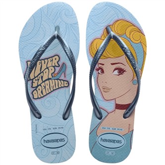 【HAVAIANAS】Slim princesas/藍灰姑娘