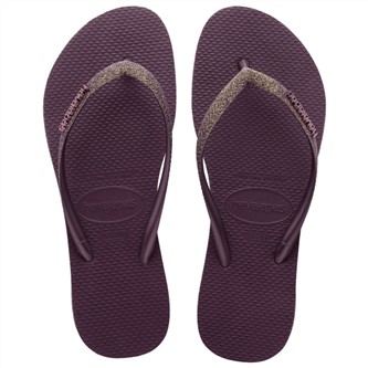 【HAVAIANAS】Slim sparkle II/金蔥葡萄紫