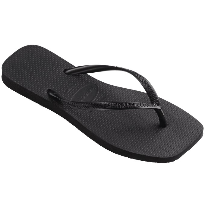 【HAVAIANAS】Slim square/方頭黑