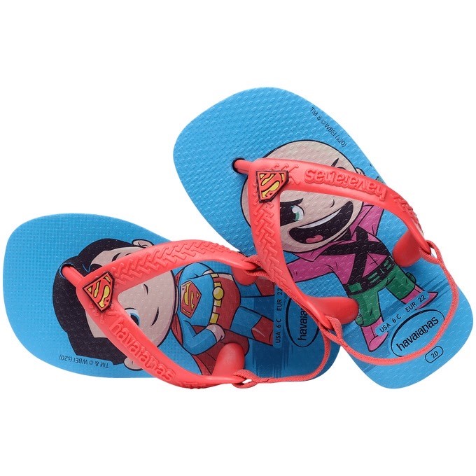 【HAVAIANAS】Baby heroes 超人寶寶/紅帶