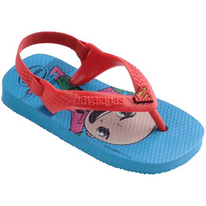 【HAVAIANAS】Baby heroes 超人寶寶/紅帶