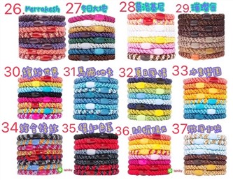 【質本嚴】美國正品L.Erickson 粗款髮圈 名牌髮圈 袋裝8入/26~37