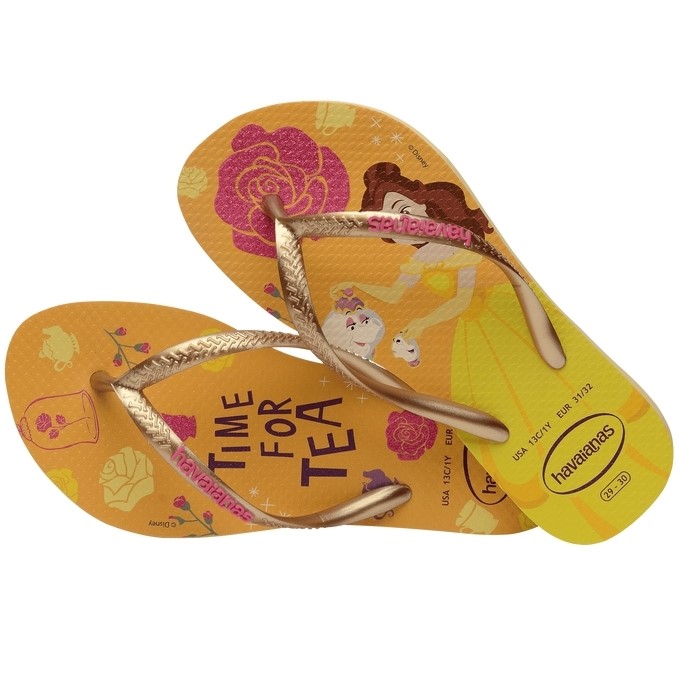 【HAVAIANAS】Slim princesas/美女與野獸貝拉