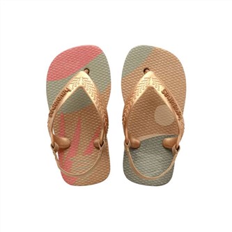 【HAVAIANAS】palette glow涼鞋/金