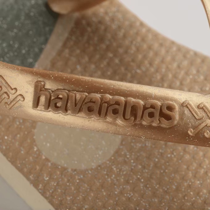 【HAVAIANAS】palette glow涼鞋/金