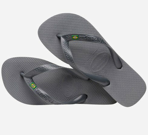 【HAVAIANAS】Brasil/灰國旗夾心