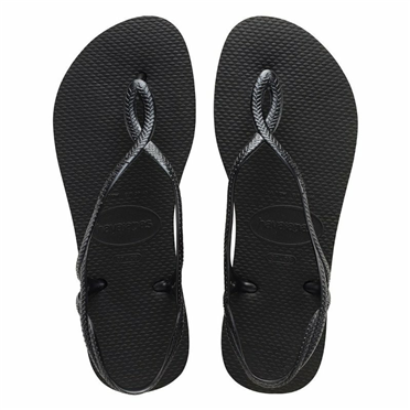 【HAVAIANAS】Luna 涼鞋/黑