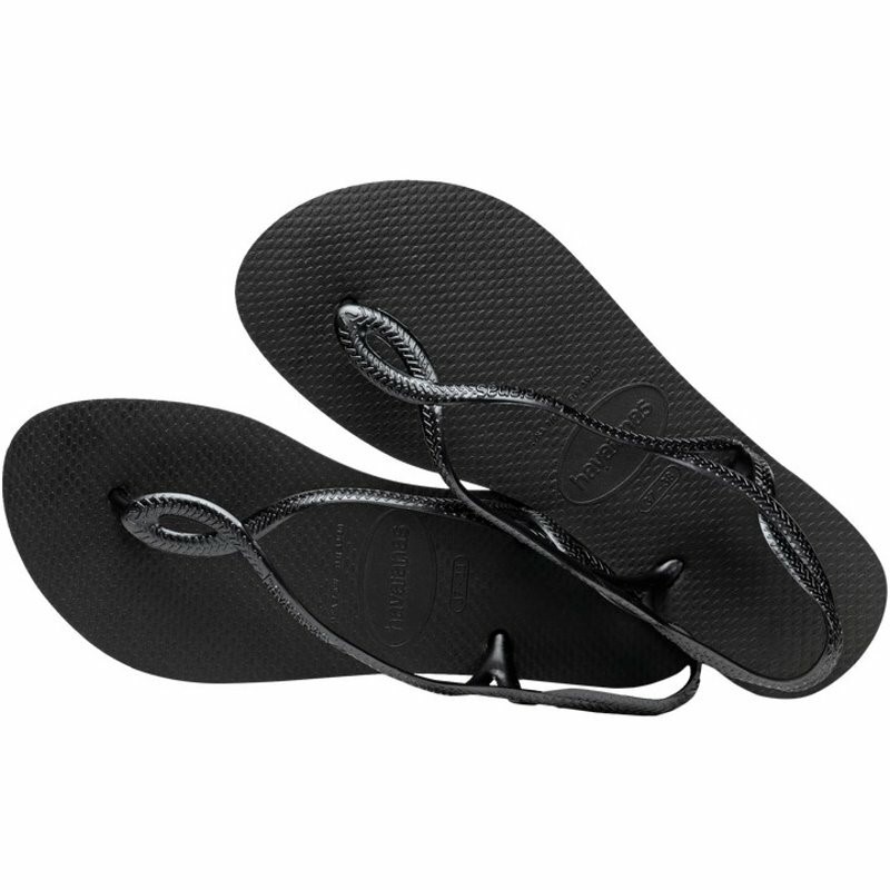 【HAVAIANAS】Luna 涼鞋/黑