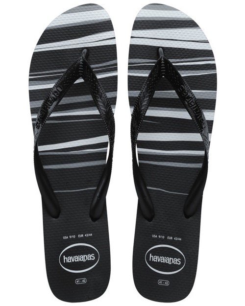 【HAVAIANAS】Top basic/條紋黑白