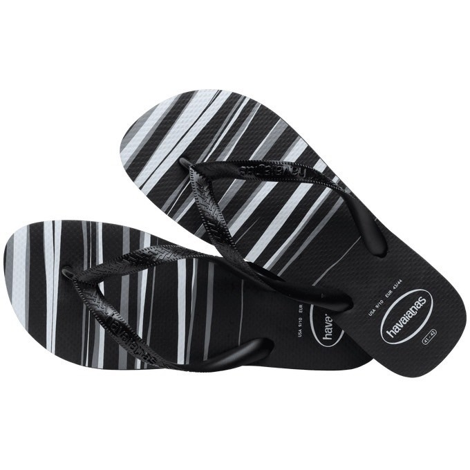 【HAVAIANAS】Top basic/條紋黑白