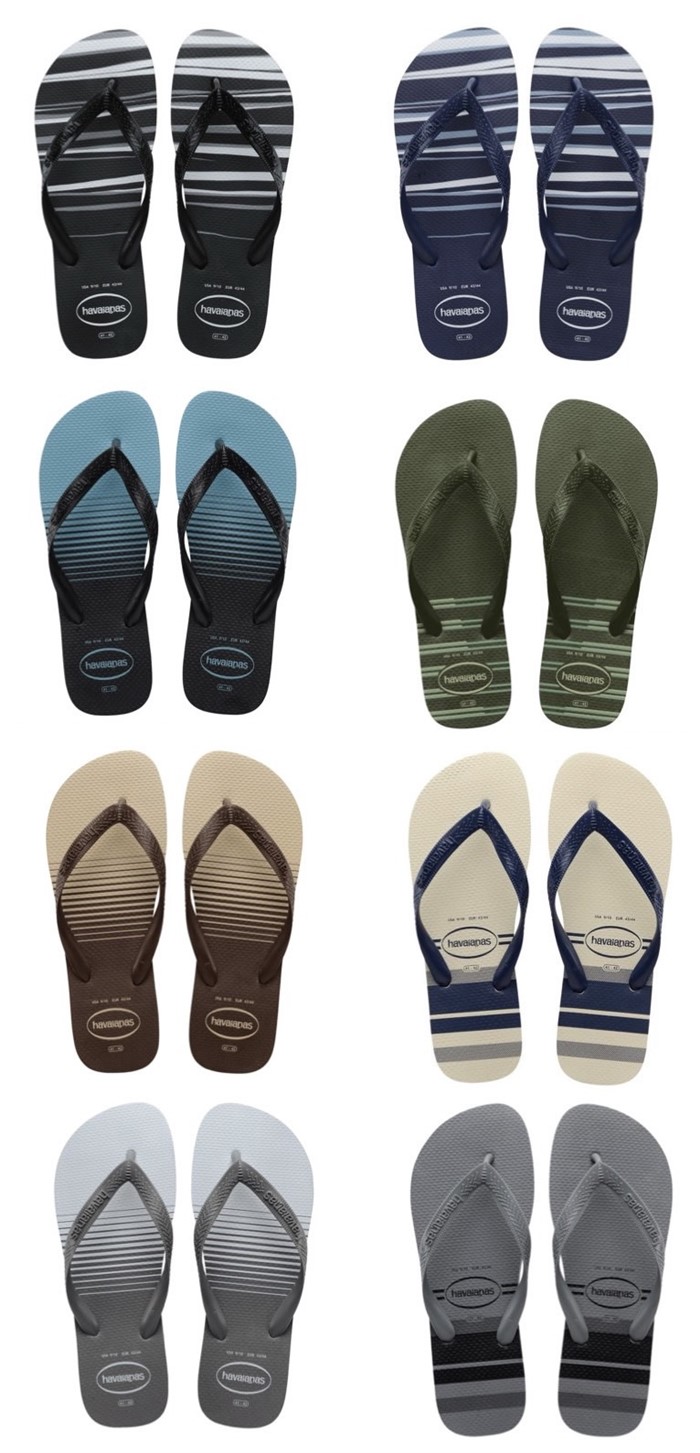 【HAVAIANAS】Top basic/條紋藍白