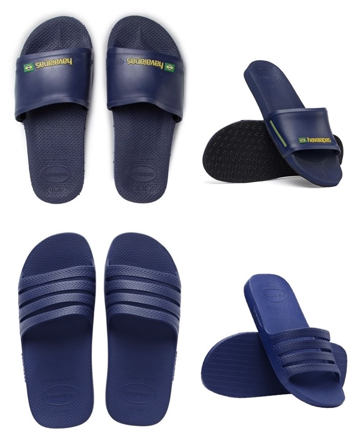 【HAVAIANAS】Slide Stradi拖鞋/藍