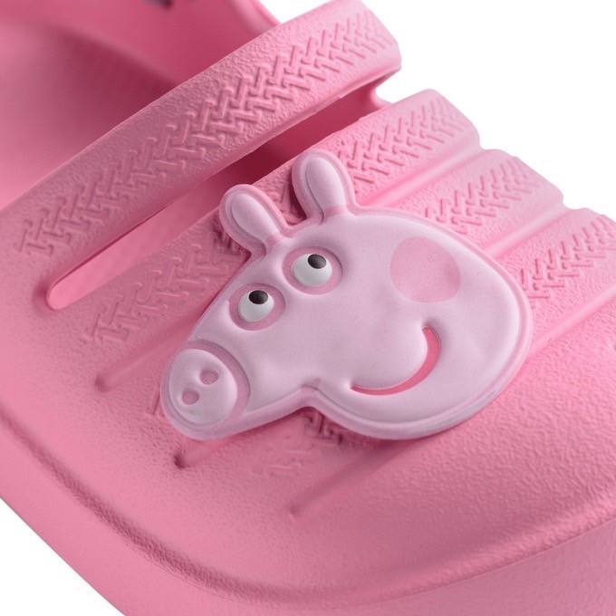【HAVAIANAS】 peppa pig包頭涼鞋/佩佩豬粉