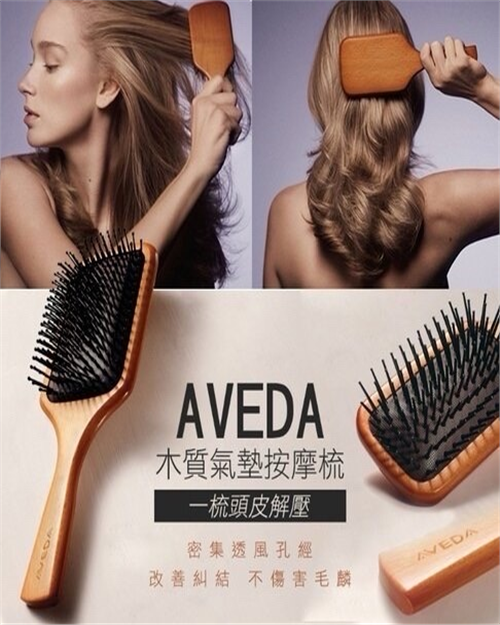 【質本嚴】AVEDA 木質氣囊按摩梳 大款