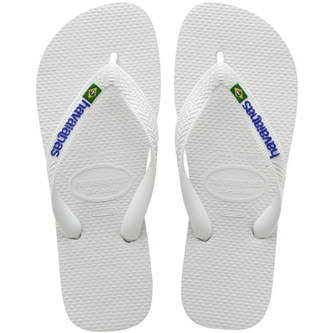【HAVAIANAS】Brasil logo/白色夾心