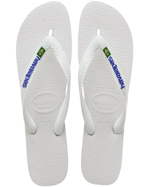 【HAVAIANAS】Brasil logo/白色夾心