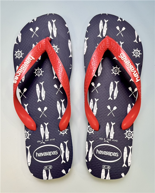 【HAVAIANAS】Top nautical/紅帶