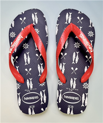 【HAVAIANAS】Top nautical/紅帶