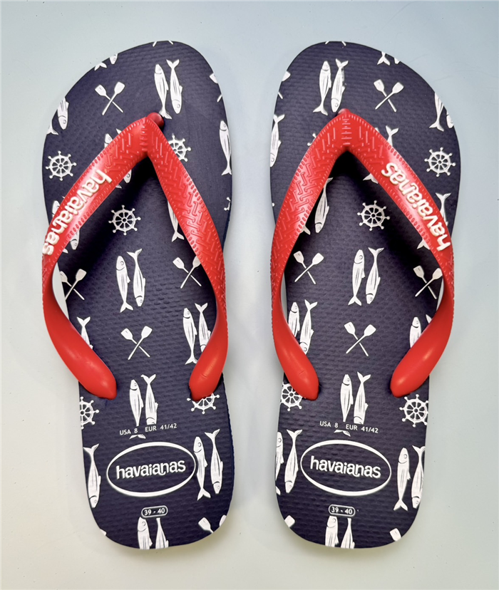【HAVAIANAS】Top nautical/紅帶