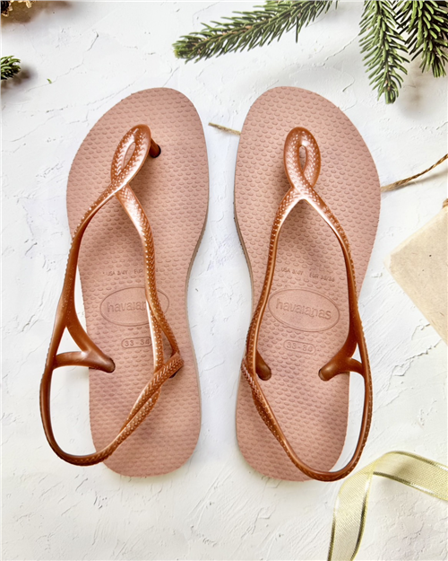 【HAVAIANAS】Luna 涼鞋2cm/粉