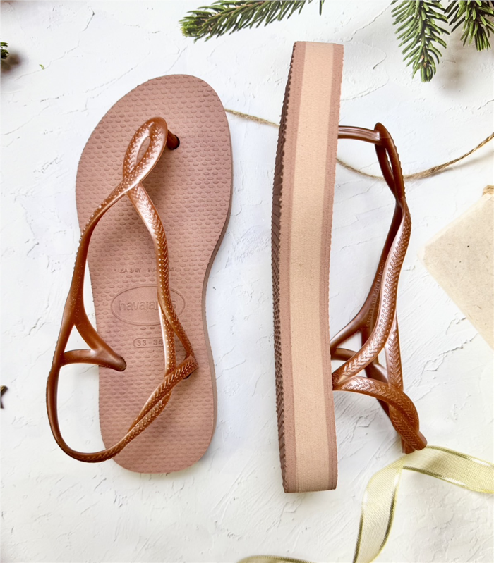 【HAVAIANAS】Luna 涼鞋2cm/粉