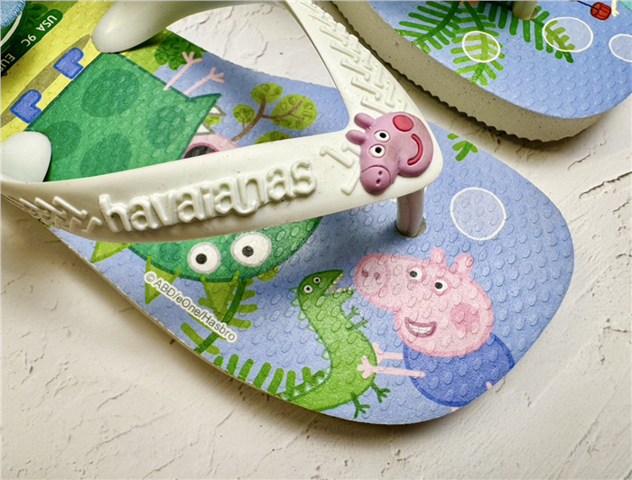 【HAVAIANAS】peppa pig涼鞋/藍