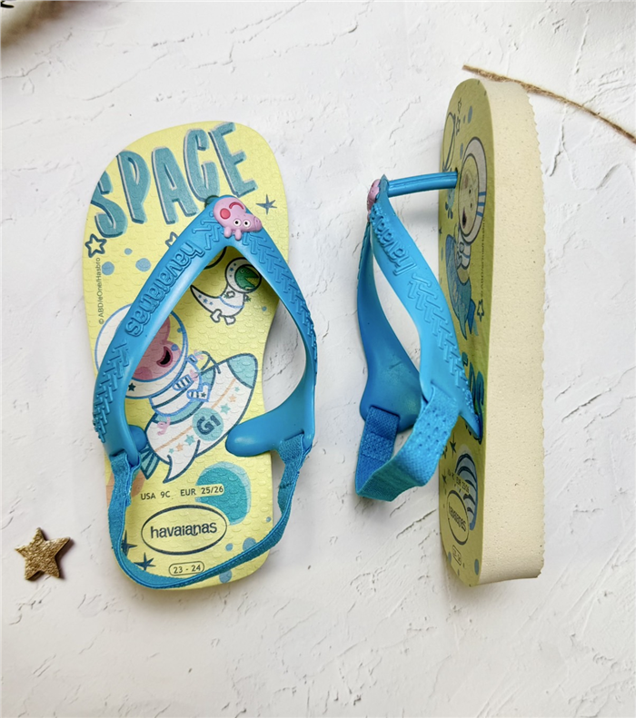 【HAVAIANAS】peppa pig涼鞋/綠