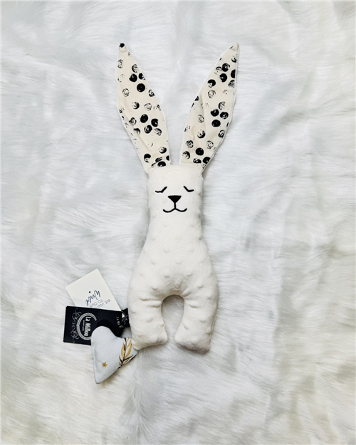 【質本嚴】波蘭品牌 La millou正品 Mr. bunny 安撫兔 23公分- 粉白點點