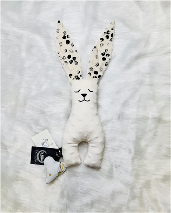 【質本嚴】波蘭品牌 La millou正品 Mr. bunny 安撫兔 23公分- 粉白點點