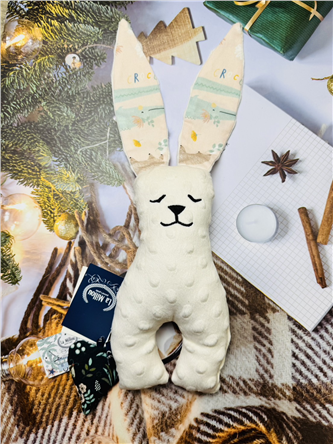 【質本嚴】波蘭品牌 La millou正品 Mr. bunny 安撫兔 23公分-粉白動物