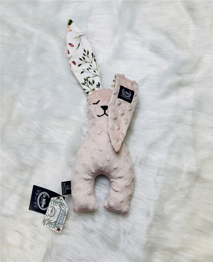 【質本嚴】波蘭品牌 La millou正品 Mr. bunny 安撫兔 23公分-藕色(無愛心吊牌)