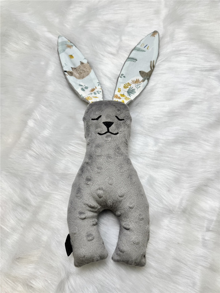 【質本嚴】波蘭品牌 La millou正品 Mr. bunny 安撫兔 23公分-灰(有麻布袋)