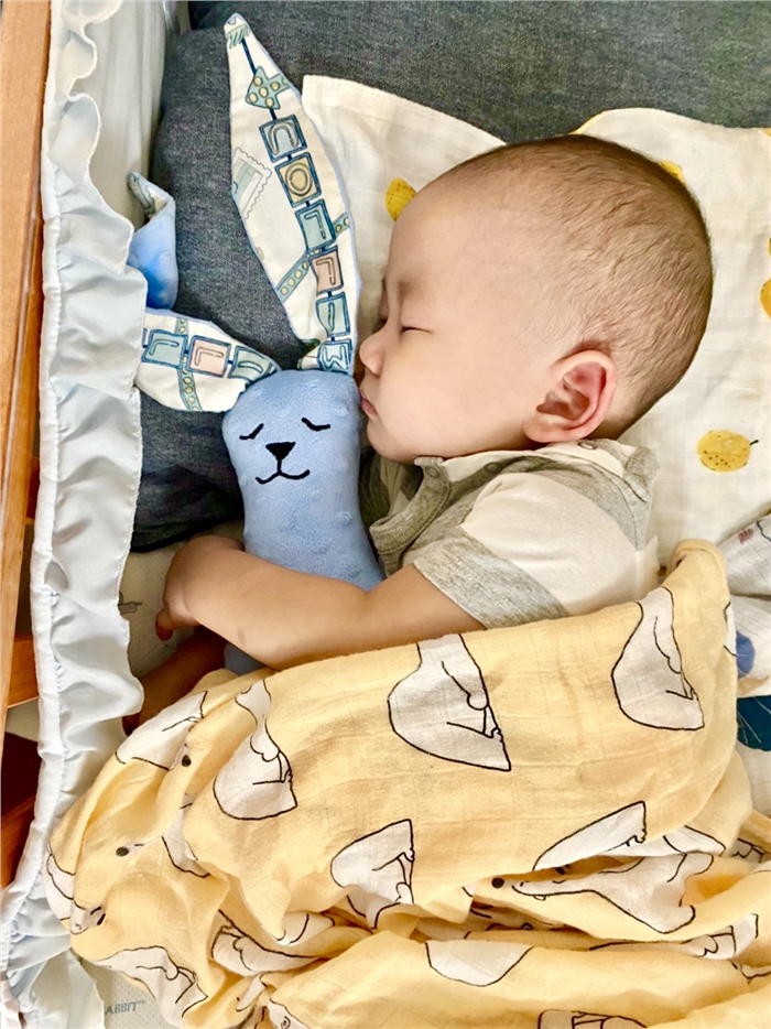 【質本嚴】波蘭品牌 La millou正品 Mr. bunny 安撫兔 23公分-灰(有麻布袋)