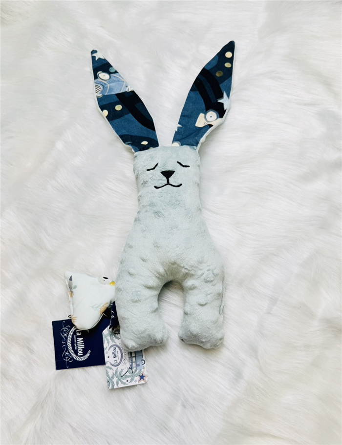 【質本嚴】波蘭品牌 La millou正品 Mr. bunny 安撫兔 23公分- 薄荷綠