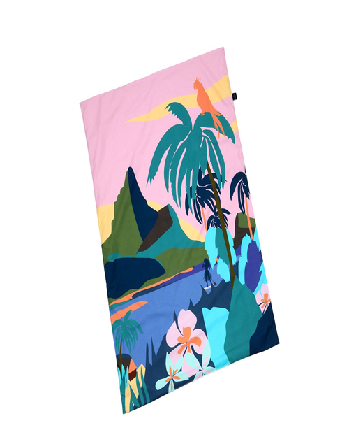 【質本嚴】波蘭品牌 La millou正品 安撫毯 Waikiki Girl - Ecru/薄款110*140